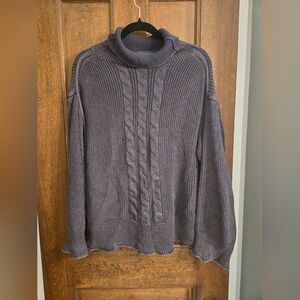 POL Turtleneck Sweater - Dark Gray